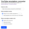 YouTube Annotation Converter